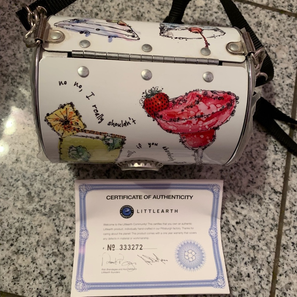 Little earth metal purse
